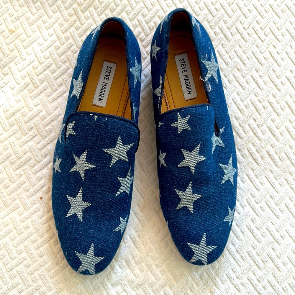 Steve Madden - stars loafers size 10